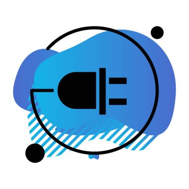 Dolgu simgesi vektör illüstrasyonu