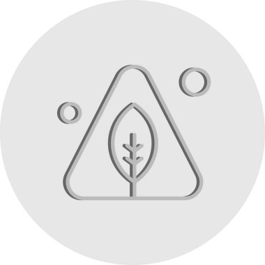 Vektör ekoloji simgesi, vektör illüstrasyonu