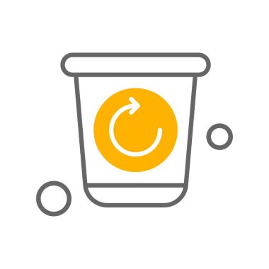 Vektör ekoloji simgesi, vektör illüstrasyonu