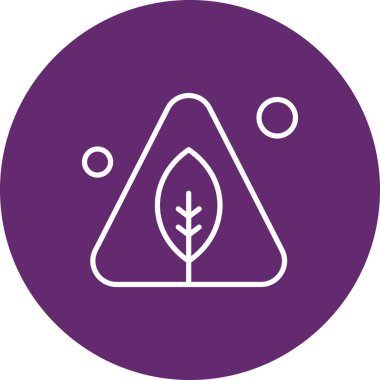 Vektör ekoloji simgesi, vektör illüstrasyonu