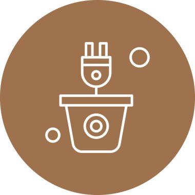 Dolgu simgesi vektör illüstrasyonu