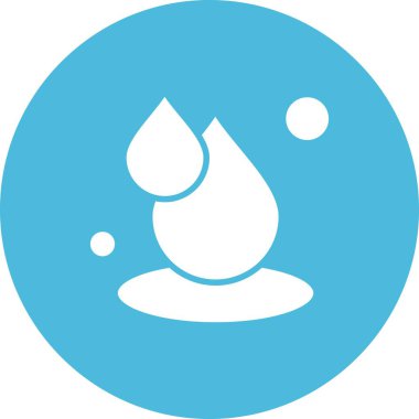 Contour damla vektör illüstrasyonu