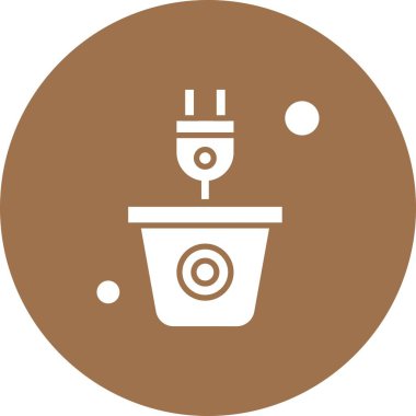 Dolgu simgesi vektör illüstrasyonu