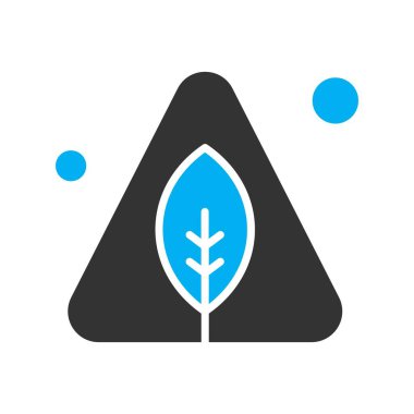 Vektör ekoloji simgesi, vektör illüstrasyonu