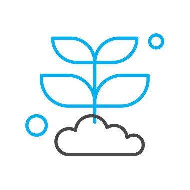 Vektör ekoloji simgesi, vektör illüstrasyonu