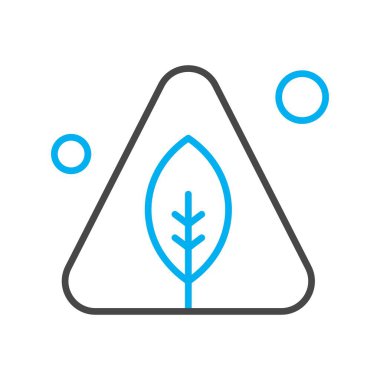 Vektör ekoloji simgesi, vektör illüstrasyonu