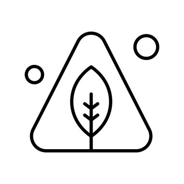 Vektör ekoloji simgesi, vektör illüstrasyonu