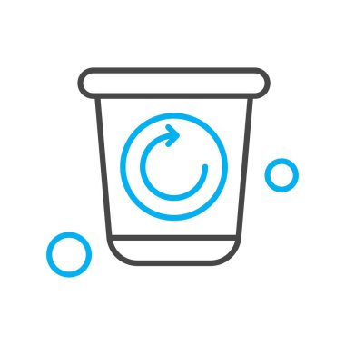 Vektör ekoloji simgesi, vektör illüstrasyonu