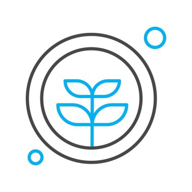 Vektör ekoloji simgesi, vektör illüstrasyonu