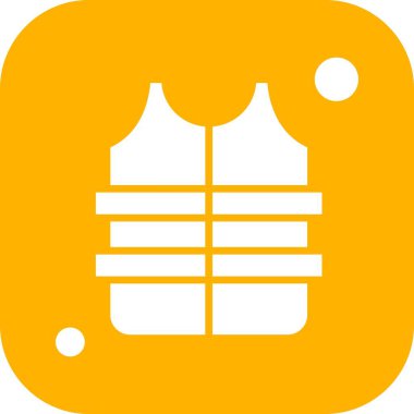 Renkli Vektör yelek Simgesi