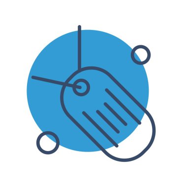 Vektör etiketi simgesi