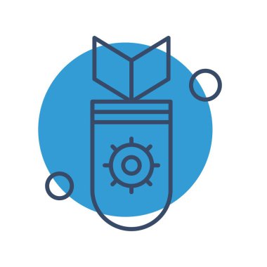 Renkli Vektör Silahı Simgesi