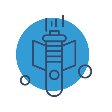 Renkli Vektör Silahı Simgesi