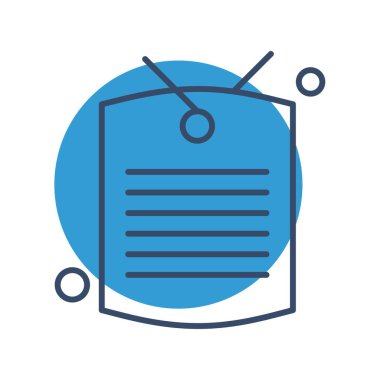 Vektör etiketi simgesi