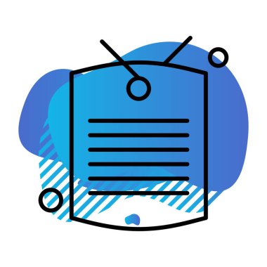 Vektör etiketi simgesi