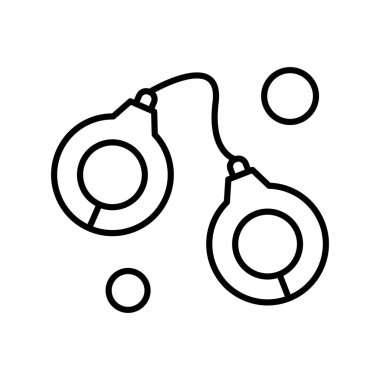  Vektör kelepçe Simge çizimi