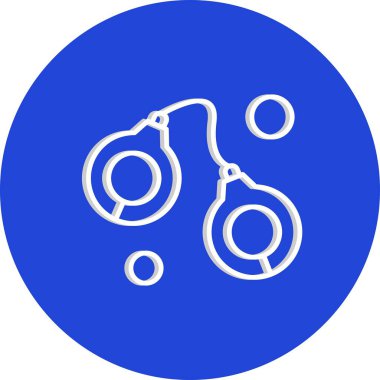  Vektör kelepçe Simge çizimi