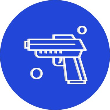 Vektör glock Simgesi illüstrasyonu