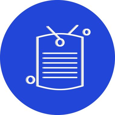 Vektör etiketi simgesi