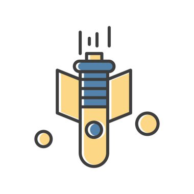 Renkli Vektör Silahı Simgesi