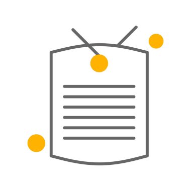 Vektör etiketi simgesi