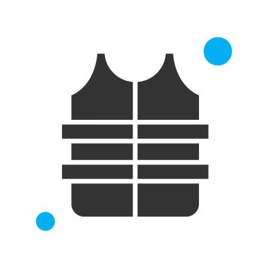 Renkli Vektör yelek Simgesi