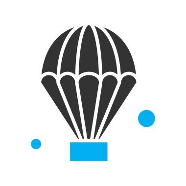 Vektör hava balonu ikon illüstrasyonu