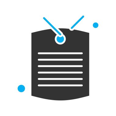 Vektör etiketi simgesi