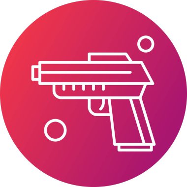 Vektör glock Simgesi illüstrasyonu