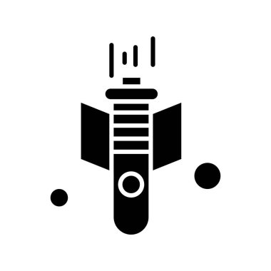 Vektör silahı Simge illüstrasyonu