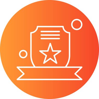  Vektör Madalyası Simge illüstrasyonu