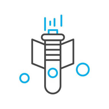 Vektör silahı Simge illüstrasyonu