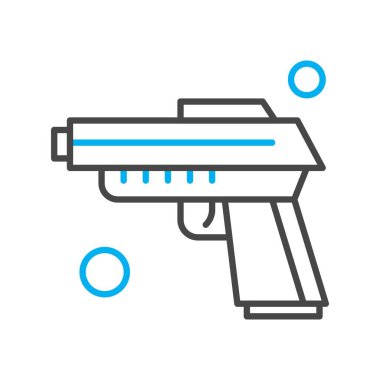 Vektör glock Simgesi illüstrasyonu