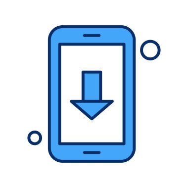 Vektör indirme Simgesi illüstrasyonu