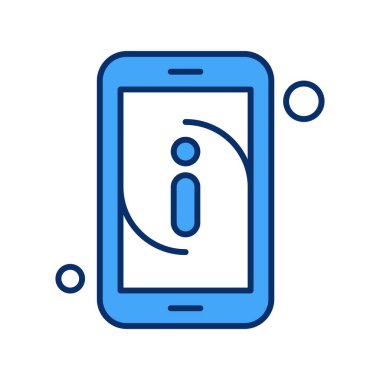 Vektör bilgileri web simgesi