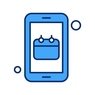 Vektör Takvim Simgesi, illüstrasyon   