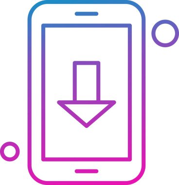 Vektör indirme Simgesi illüstrasyonu