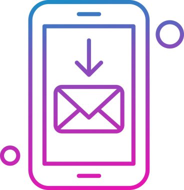  Vektör iletisi Simgesi illüstrasyonu