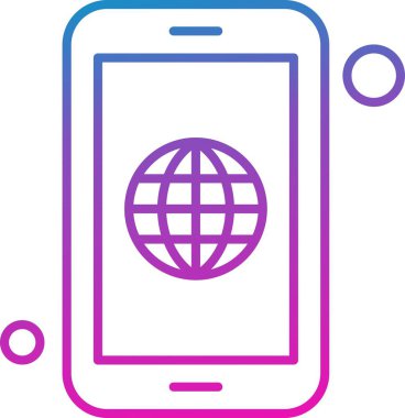  Vektör dünyası Simgesi illüstrasyonu