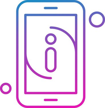 Vektör bilgileri web simgesi