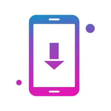 Vektör indirme Simgesi illüstrasyonu