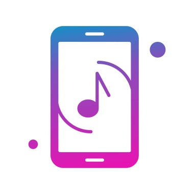  Vektör müzik simgesi illüstrasyonu