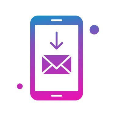  Vektör iletisi Simgesi illüstrasyonu