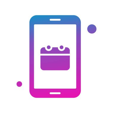 Vektör Takvim Simgesi, illüstrasyon   