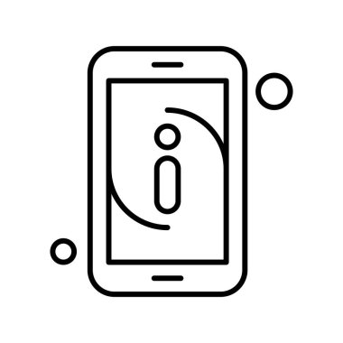 Vektör bilgileri web simgesi