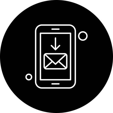  Vektör iletisi Simgesi illüstrasyonu