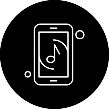  Vektör müzik simgesi illüstrasyonu