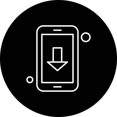 Vektör indirme Simgesi illüstrasyonu