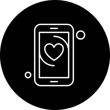 Vektör Kalp Ağı simgesi