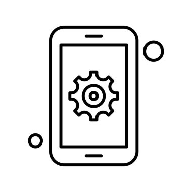 Vektör ayarı Simge illüstrasyonu